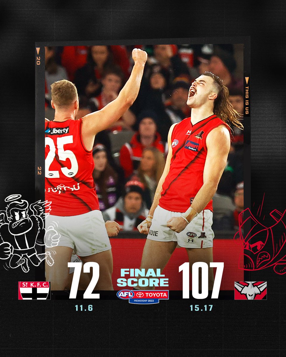 AFL's tweet photo. The Dons play some of their best footy of the year to grab a Friday night win!

#AFLSaintsDons https://t.co/ZncZsyeRta