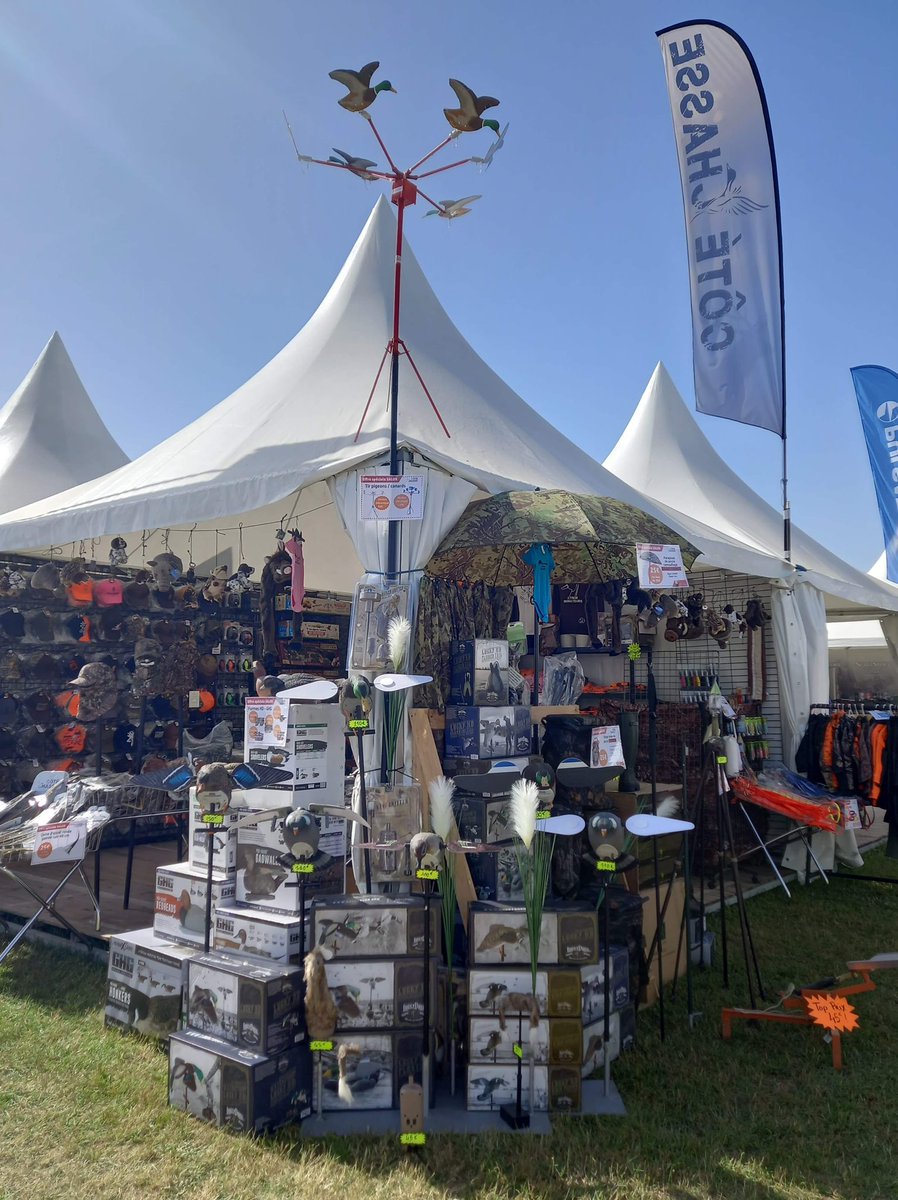 cotechasse's tweet photo. C’est parti pour 3 jours au @game_fair sur le stand i13 au cœur du village chasse 
•
•
#cotechasse #XtremWildboar #XtremMigrateurs https://t.co/kp9l93XhfL