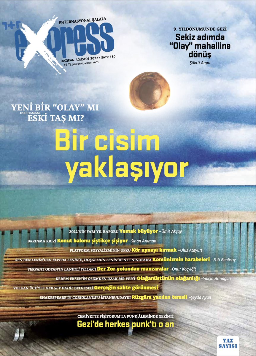 birartibirorg's tweet photo. Express yaz sayısıyla kitabevlerinde, kitap satış sitelerinde!.. #Express180 https://t.co/UnI9HpH5WD