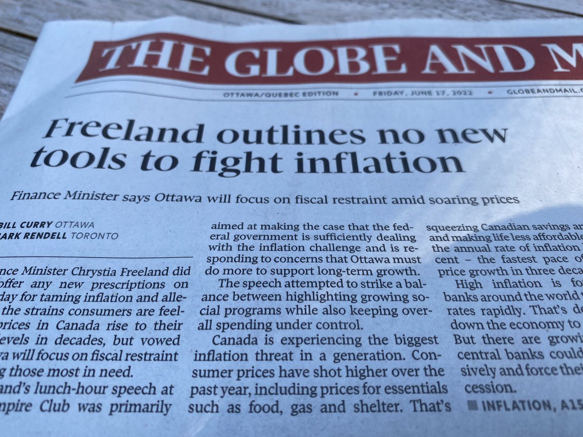 Worst A1 headline ever? What else didn’t Freeland do? #cdnpoli