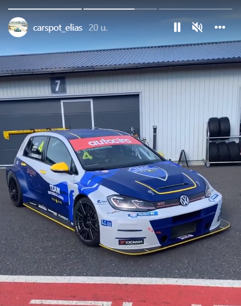 MsportXtra's tweet photo. #STCC #Skelleftea #DriveCenterArena Practice 1 done. Now time to tweak the car a bit for Practice 2 later today. @DStrandberg . (Insta: carspot_elias ) #MsportXtra https://t.co/oYavTt9Cis