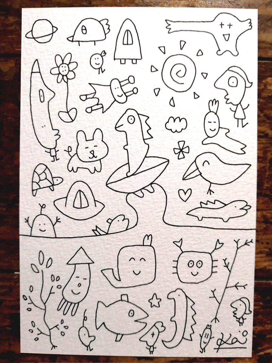 らくがき描きました☺ 