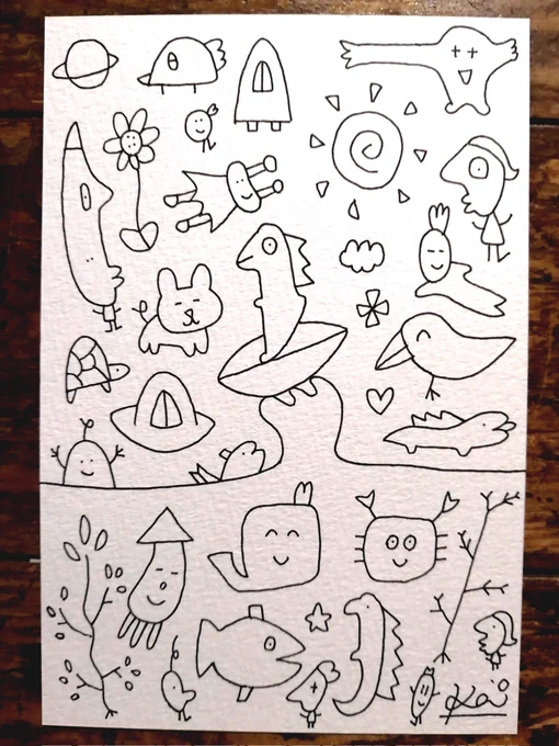 らくがき描きました☺ 