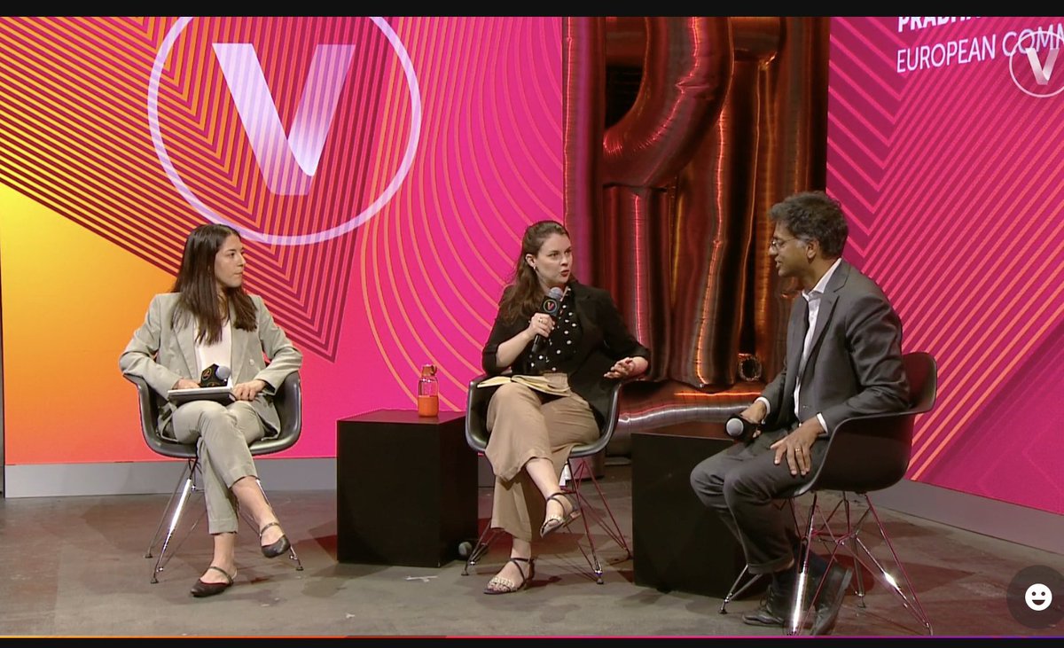 Protect but don't stifle: how should we regulate tech ⁉️

<a href="/RebeccaArcesati/">Rebecca Arcesati</a> Analyst <a href="/merics_eu/">MERICS</a> and Prabhat Agarwal Head of Unit European Union,  answer to the question ! 

#VIVATECH #MBADMB #VIVAMS #MICROSOFT #VivaTech.