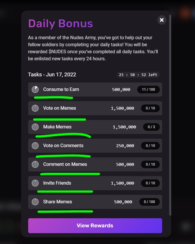 Earn millions of $NUDES tokens / just for using the new website or get in deeper and create / like / post and share memes in V2 version.
Click here and start earning millions of $NUDES per every single day 🚀 
LIKE and RT

nudes.army/?ref=62ac6ddcb…
#memes #meme #NEO #GAS $NEO $GAS