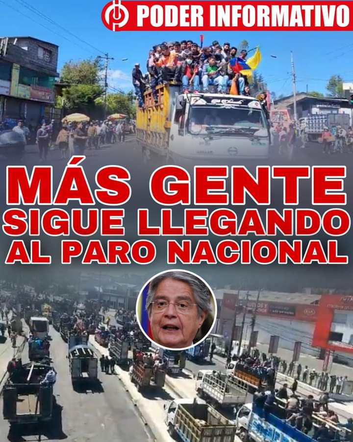 EstebanMeloG's tweet photo. Señores la torpeza de #Lasso convirtió un Paro en un LEVANTAMIENTO POPULAR.
#ParoNacionalEc2022 
#ParoNacional https://t.co/JQmspwe6wW