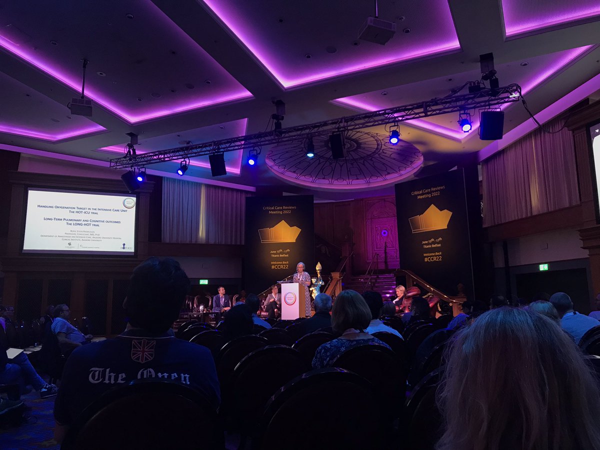 TLKlitgaard's tweet photo. @BodilSRasmussen presenting the long-term outcomes of the #HOTICU trial in Belfast #CCR22 #LONGHOTtrial @CRIC_Int_Care
Quality of life &amp; mortality (https://t.co/6xtIRzZclJ) + new data on long-term pulmonary and cognitive function after #ICU admission for respiratory failure. https://t.co/JK8JcYudb3