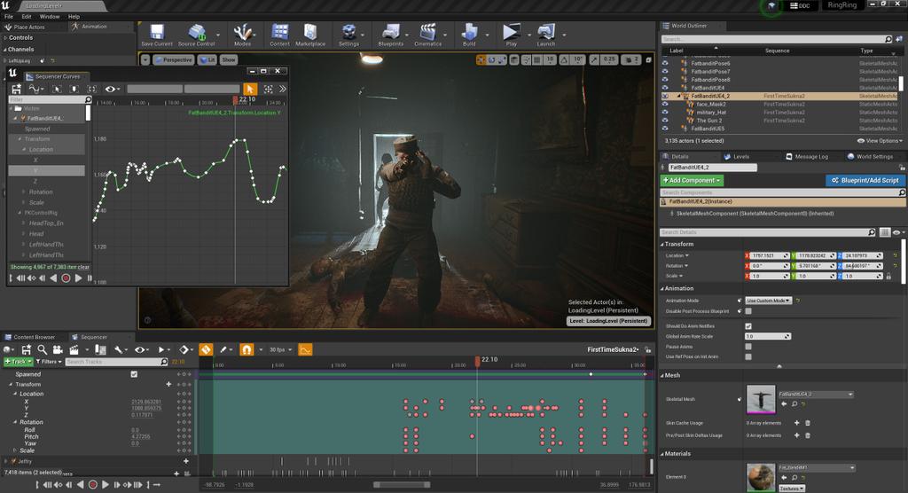 M4SHDASH's tweet image. Cinematic workflow...
العمل على المقاطع السينمائية...
#gamedevelopment #indiegamedev #indiedev #gamedev #indiegame #ue4 #screenshotsaturday #madewithunreal #horrorgame #games #gamer #تطوير_الألعاب #مطورين #العاب #صناعة_الالعاب #برمجة