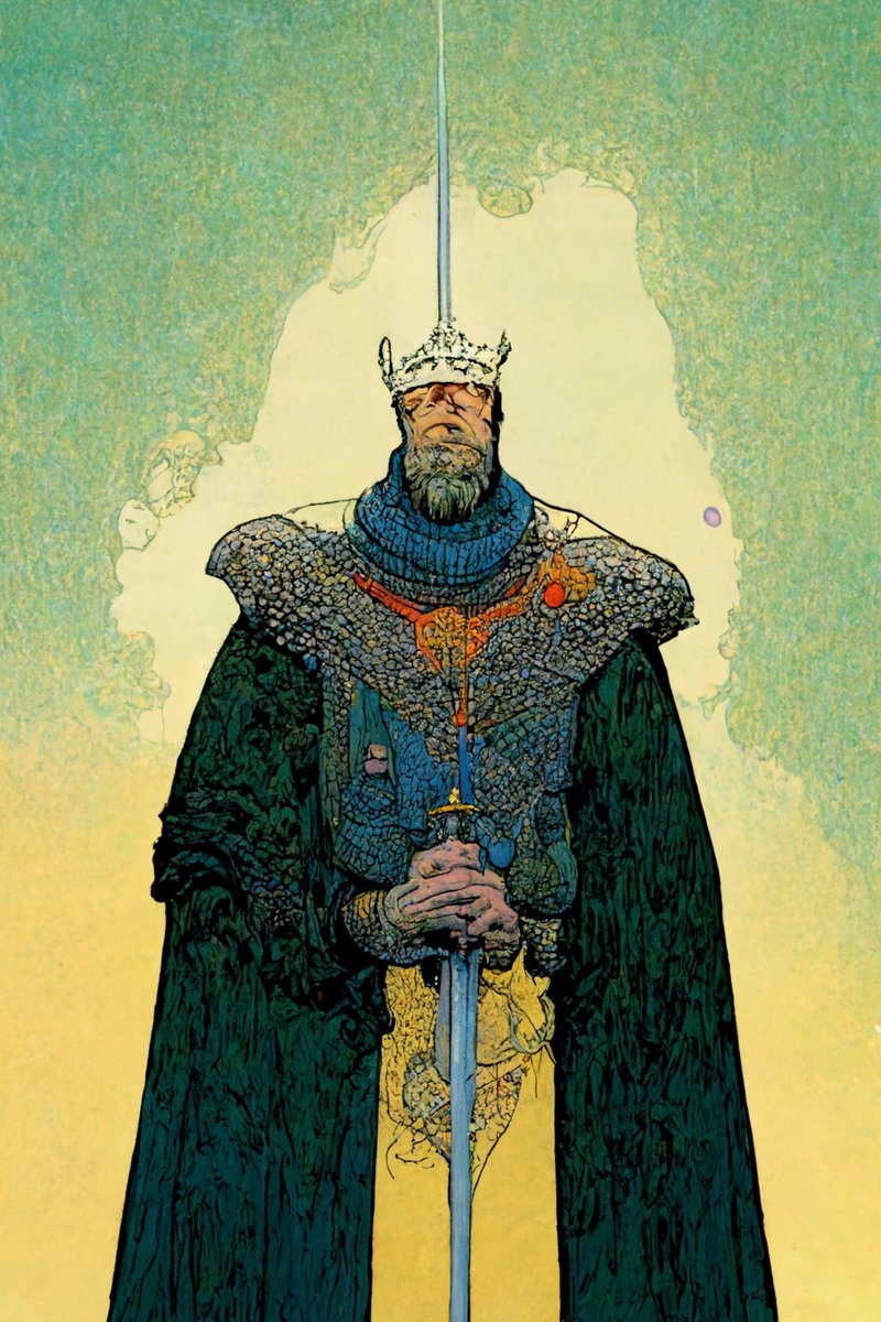 midmoebius's tweet photo. Lancelot, King Arthur, Mordred, Merlin
#ai #generativeart #midjourney https://t.co/zUrirSkER6