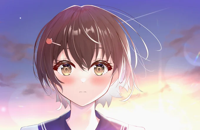 明けの一等星#イラスト 