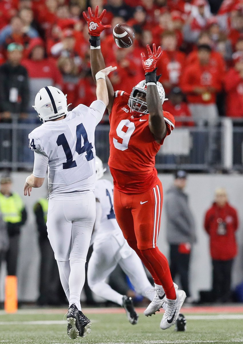 Best PFF Grade by a Big 10 Edge since 2020:

🥇 Aidan Hutchinson - 94.6
🥈 Durell Nchami - 90.4
🥉 Zach Harrison - 88.5