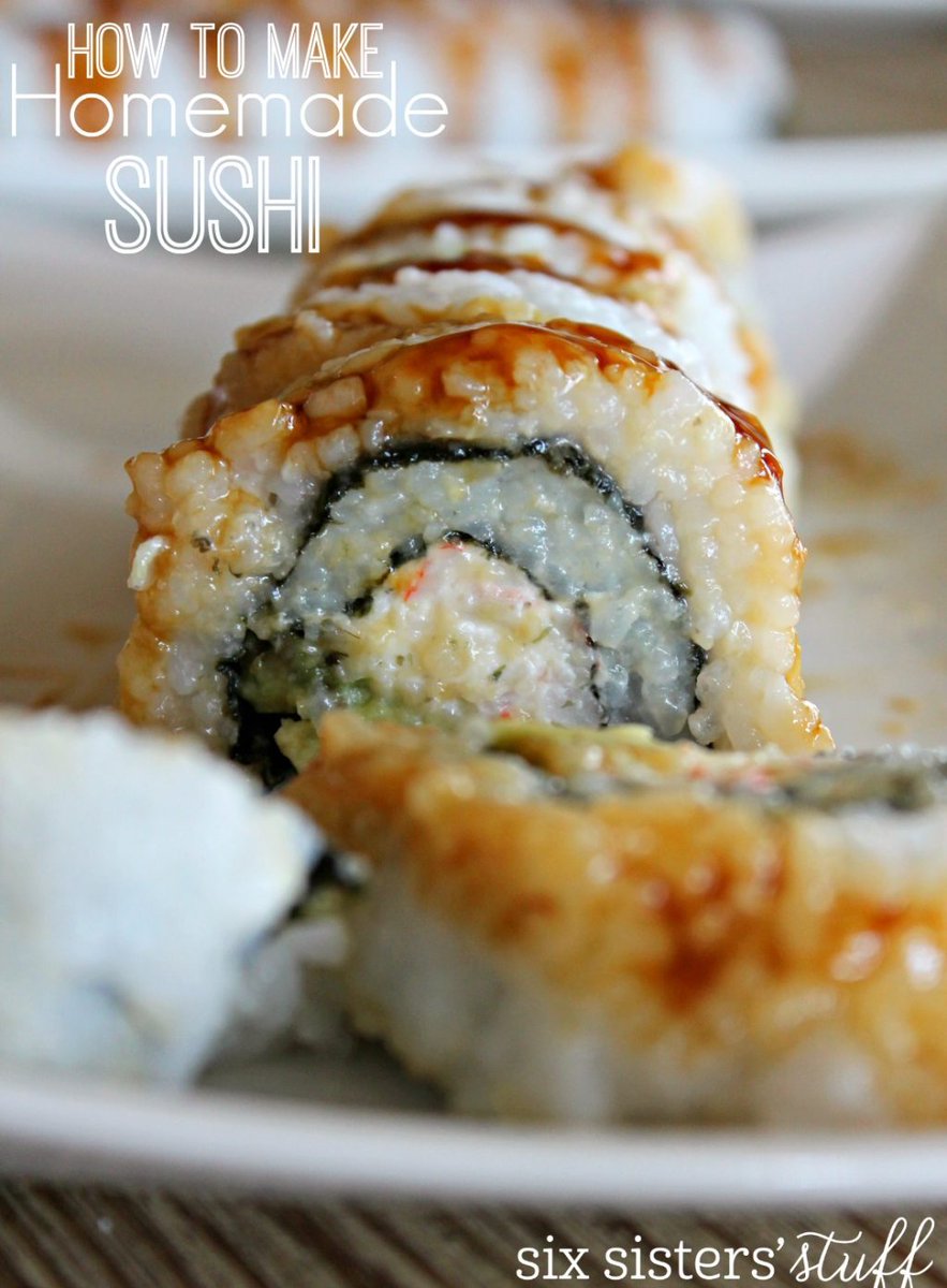 6sisters_stuff's tweet photo. Homemade Sushi is so much cheaper than at the restaurant.Sushi is easy and fun to make at home,and you can put all your favorite ingredients into your perfect custom roll — here's how!
Get the recipe online at - https://t.co/p0rJoWFB1u

#make #home #sushi #recipe #sixsistersstuff https://t.co/hk3Qqur31Y
