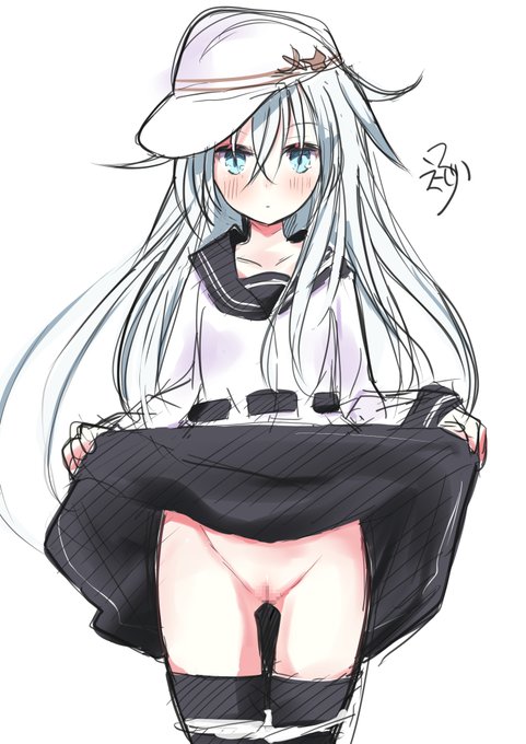 遅れてるしエチ絵ですが🤤
#艦これ #響進水日 #響生誕祭2022 