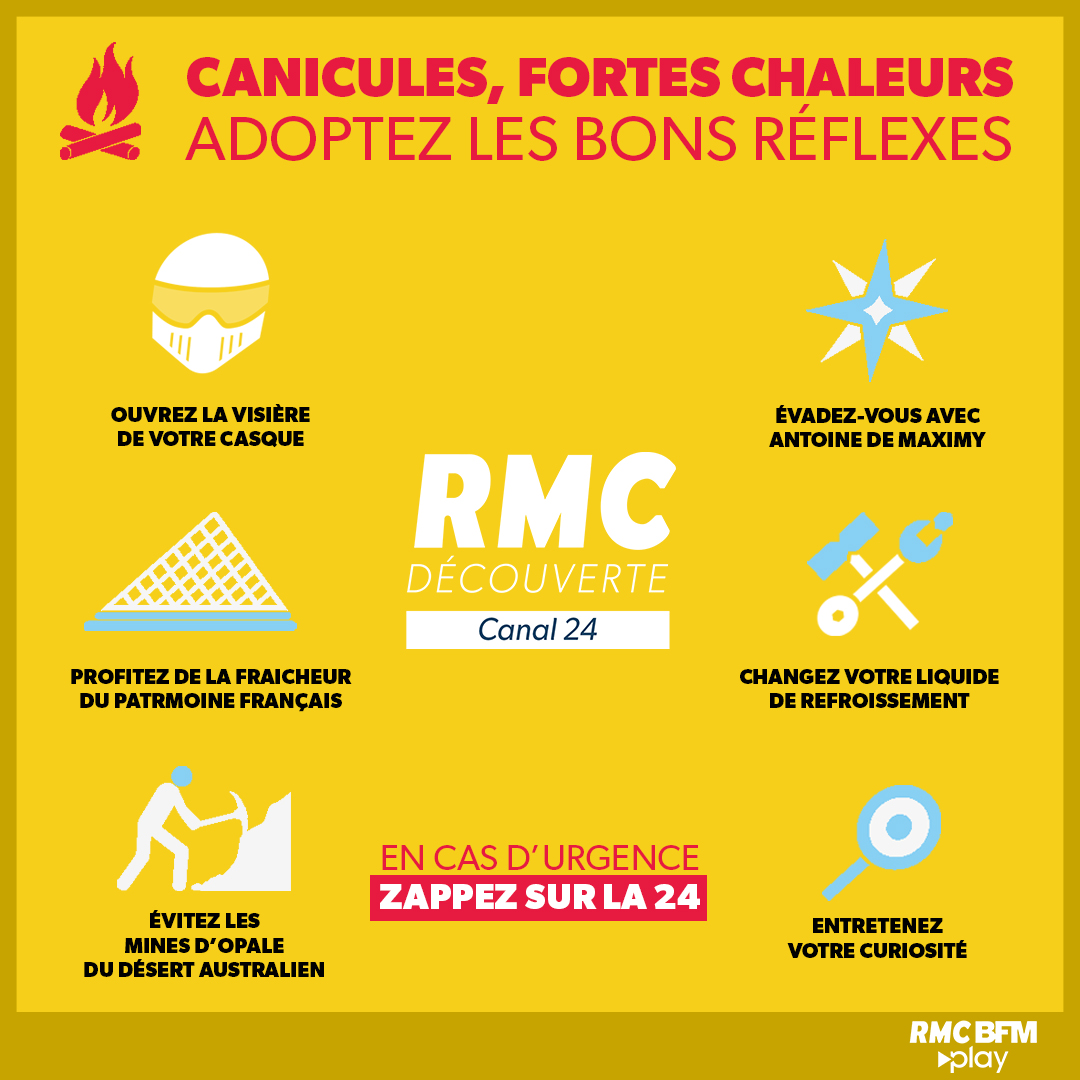 #Canicule, adoptez les bons réflexes ! 🥵