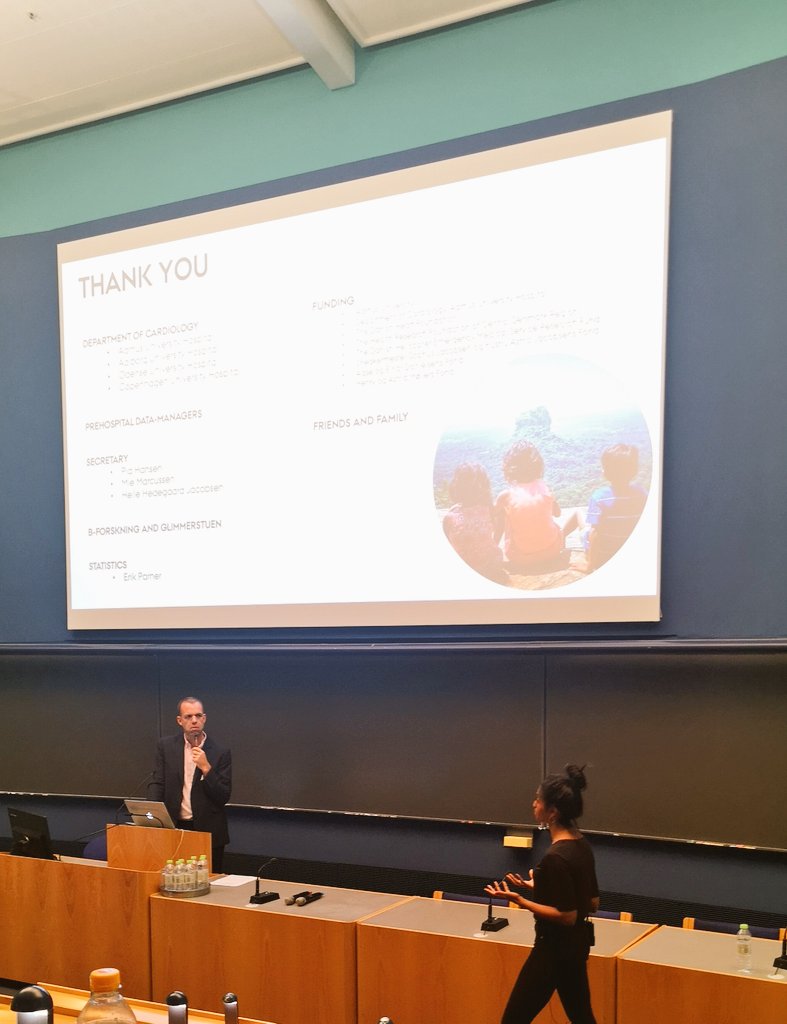 Claus Kjær Pedersen 🇺🇦 (@clauskjrpeders1) on Twitter photo Superb PhD-defence by <a href="/MSivagowry/">Sivagowry Rasalingam Mørk</a> today: "Out-of-hospital cardiac arrest and refractory cardiac failure"
Excellent work <a href="/MSivagowry/">Sivagowry Rasalingam Mørk</a> - congratulations 👏👏 Superb PhD-defence by <a href="/MSivagowry/">Sivagowry Rasalingam Mørk</a> today: "Out-of-hospital cardiac arrest and refractory cardiac failure"
Excellent work <a href="/MSivagowry/">Sivagowry Rasalingam Mørk</a> - congratulations 👏👏