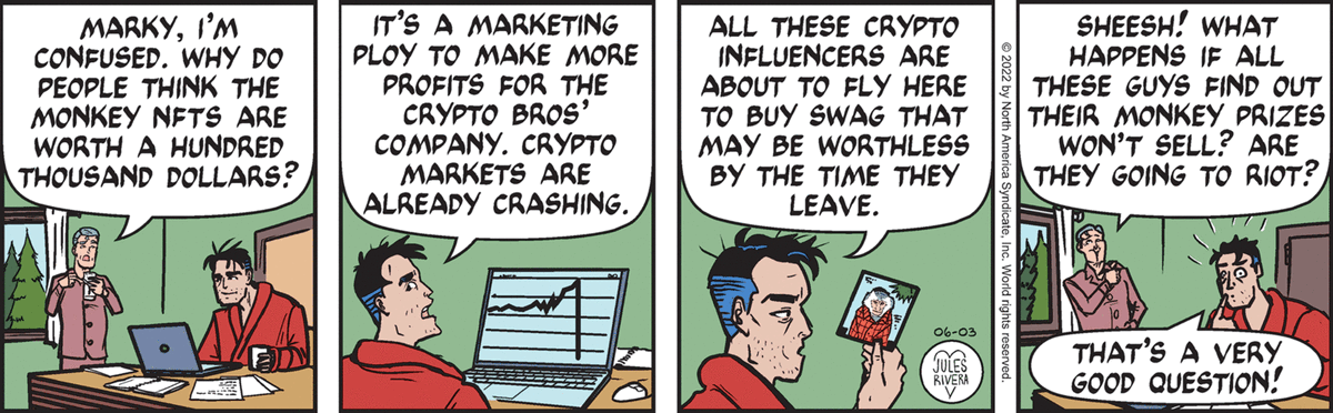 ComicsKingdom's tweet photo. That is a very good question!
๐จ: MARK TRAIL
See more from Mark Trail via the link in our bio! ๐
#marktrail #comics #comicskingdom #crypto #nft https://t.co/7EZnRCFMEm