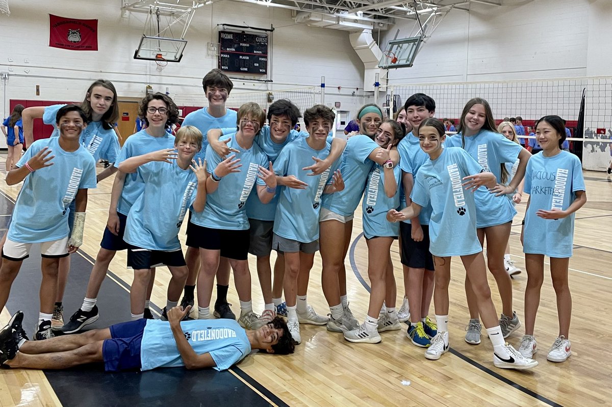 The Tenacious Telemarketers! 📞<a href="/HaddonfieldMS/">Haddonfield MS</a> Volleyball Tournament! 🏐 @MsDonnellyHMS