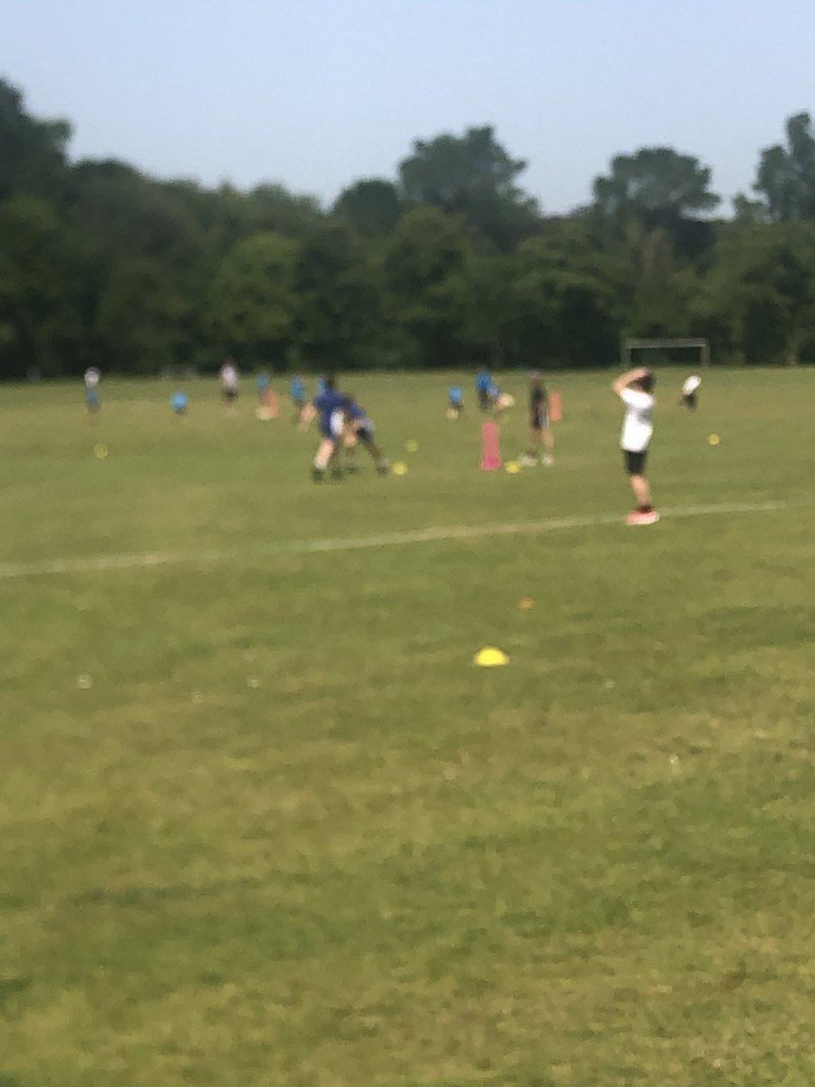 Standing watching 100 kids playing cricket and hearing cheers from pitch 4 fully 150 metres away …