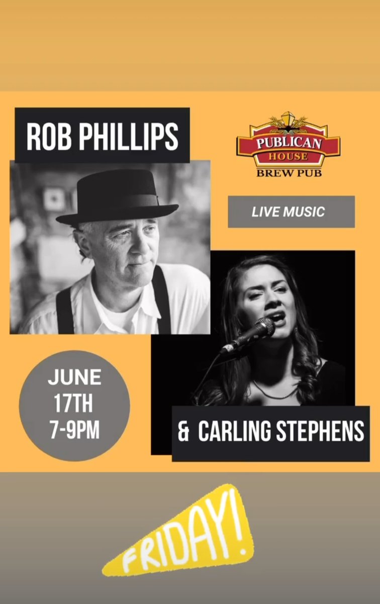 Hi it's going to be a packed patio but feel free to swing by and catch a few songs and drinks at the <a href="/PublicanHouse/">The Publican House</a> !