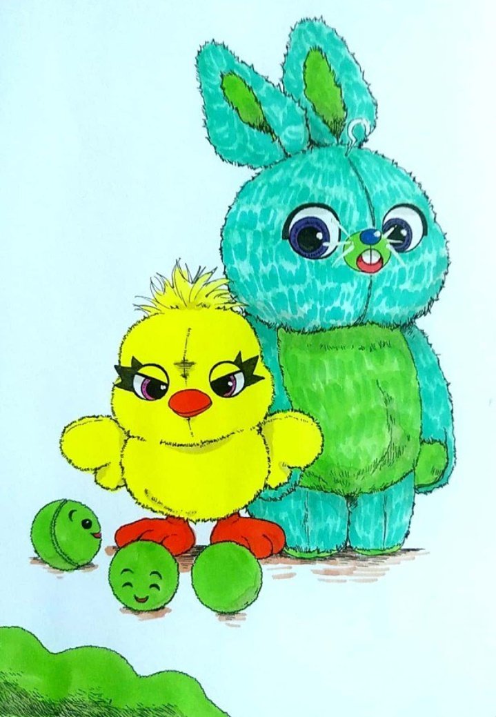 トイストーリー4のダッキー バニーをよろしくお願いします絵まとめ イシナのイラスト
