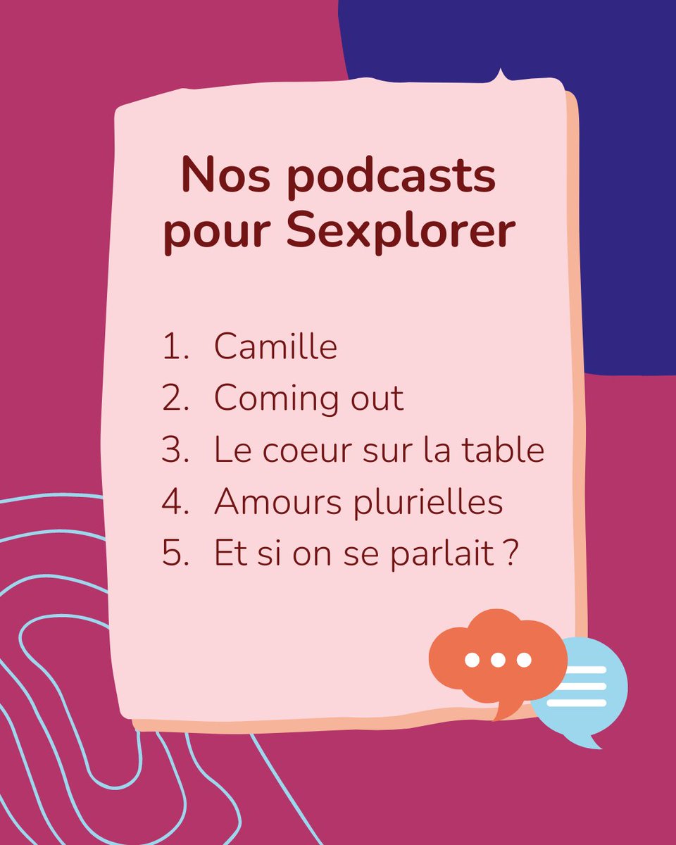 playtopla_twt's tweet photo. [#Thread] Et si on prenait le temps de #Sexplorer avec un podcast? On vous a concocté une super liste de podcasts avec @ClaireVimont, qui parlent de sexualité sans tabou et d'inclusivité sous toutes ses formes 👇💗 #Sexploration https://t.co/EXKFY3HeN5