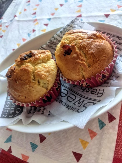 イベスト読んで食べたくなっちゃったからレーズンとナッツのカップケーキ焼いたよ エイトHPB!
#ぬカニ_FA #NUカーニバル 