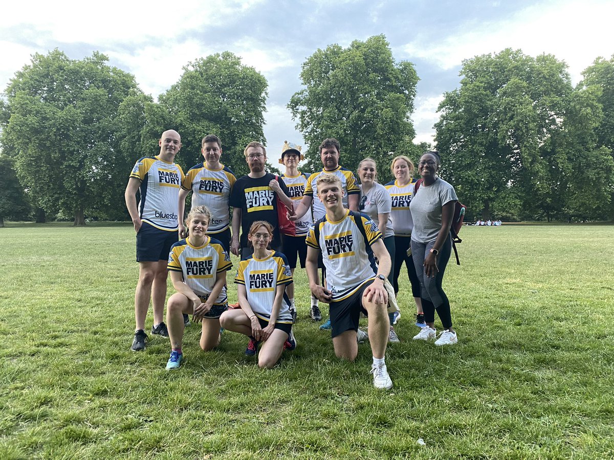 Great game against <a href="/DiabetesUK/">Diabetes UK</a> last night in scorching Hyde park, close fought loss 20-21 but nice to be in the sunshine <a href="/CharitySoftball/">London Charity Softball League</a> <a href="/bluestep_s/">Bluestep Solutions</a> #lcsl