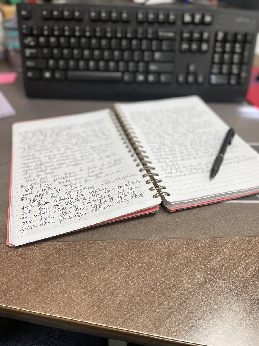 Flintholm1973's tweet photo. Question for #writers …. When not sitting and actually writing, and you’re out and about and this insane idea comes to you; Where do you write it down? Do you carry a little notepad or store it on your phone? I carry this with me. #writeanywhere #authors https://t.co/pWh88OVa5E