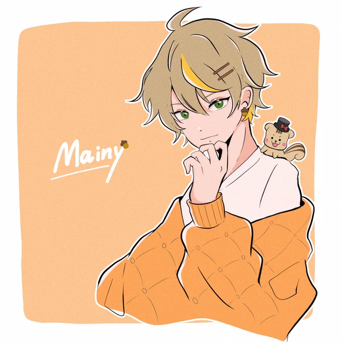 お気に入りのイラスト〜〜 🍊💛

 とくに(個人的に)かっこよく描けたと
 おもう4に〜〜ん🫶🏻

 #ilRastration #MainyART #バニラ最強卍  #Arisakaaa 