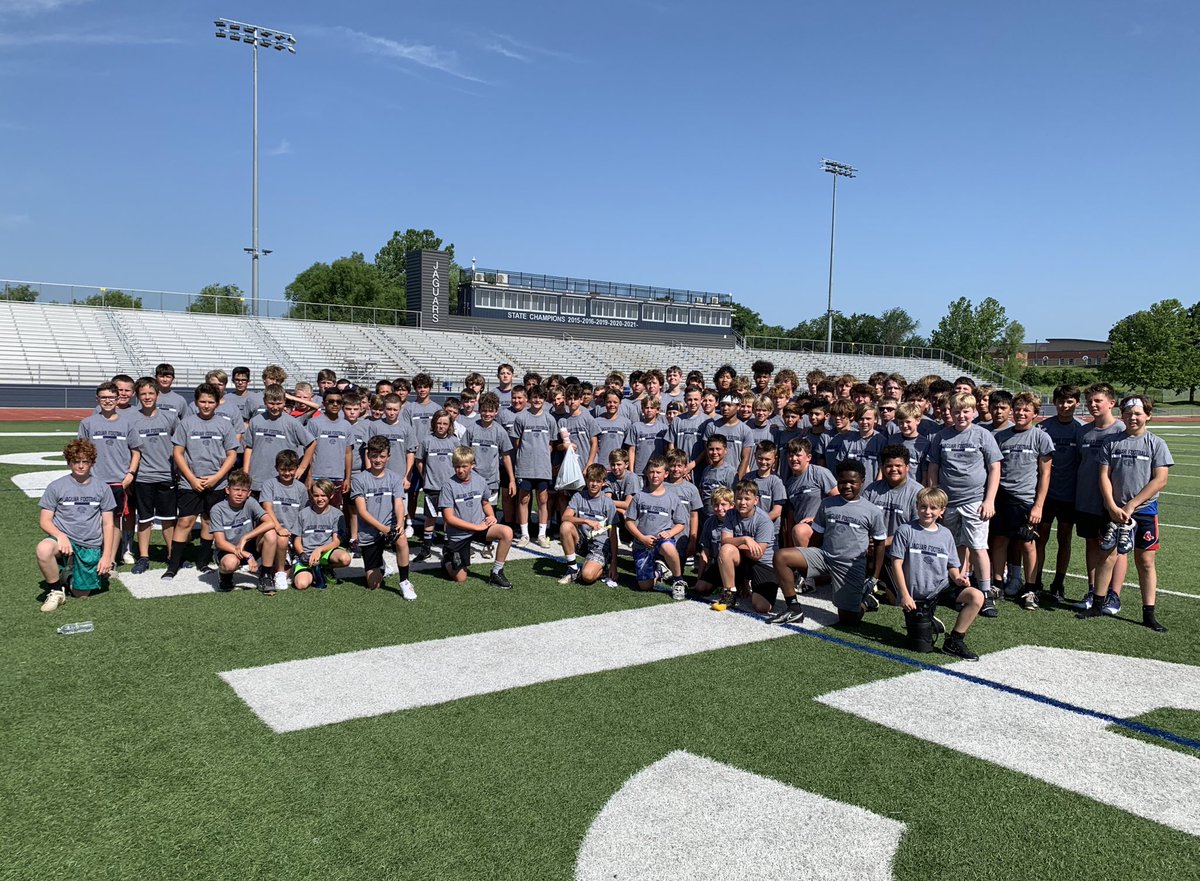 Impressive week by this group!  120+ middle school campers made it a success because of their attitude, effort and focus! #1-0 #DYR