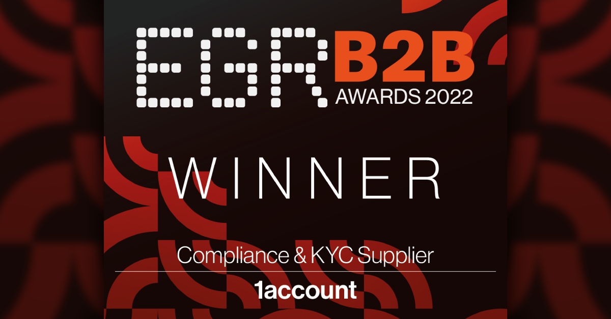 We’re delighted to have scooped another #award for our #KYC products, this time being named #Compliance & KYC Supplier of the Year at the @EGRIntel B2B Awards 🎉 Judges chose us from a shortlist of 15 top suppliers, which is testament to our team’s hard work and dedication 💪🏆