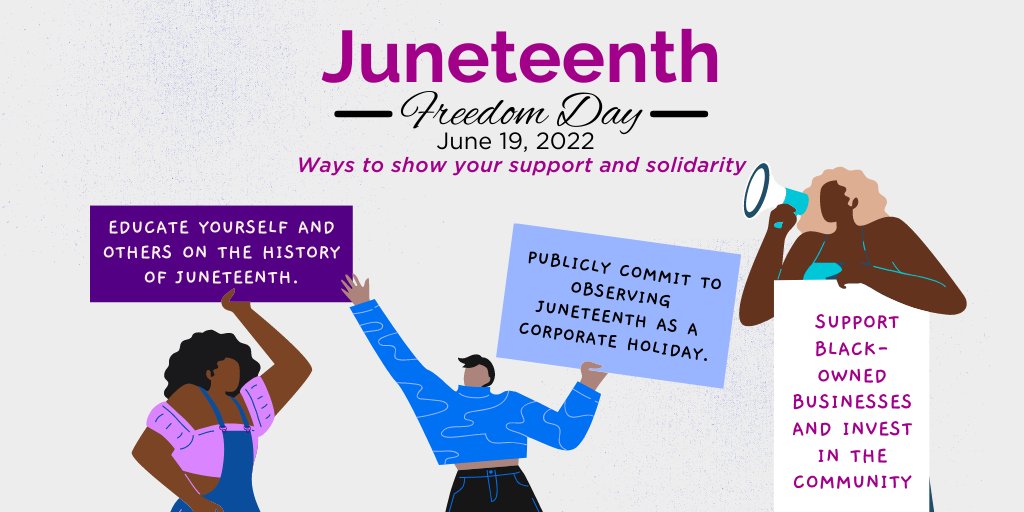 Incredible as it is to believe, Juneteenth has only been recognized as a federal holiday since 2021. <a href="/JuneteenthJF/">The Juneteenth Foundation</a> is an excellent resource to educate yourself about the holiday, and celebrate the excellence of Black culture and freedom.