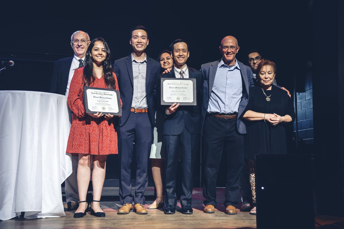 ECUHealth_IM's tweet photo. Congrats to our outgoing graduates. You have been amazing and we wish you the best of luck future.
Congrats to Dr. @agraviersymmes for winning teaching faculty x3!
Thank you Dr @SowmyaNagarajMD (APD) and Ms. Stevens (PC) for this wonderful night!
More @ https://t.co/HYQ3i3BMhZ https://t.co/Rp43xb44wQ
