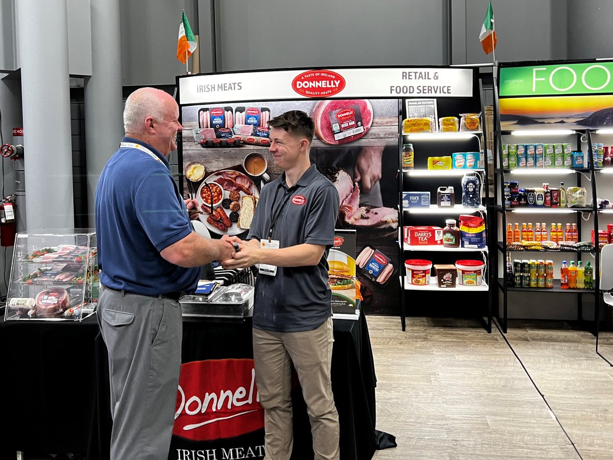 Great to meet old and new customers at the #specialtyfood #SummerFancyFoodShow in NY this week after a two year break. #irishfood #irishBacon #IrishBreakfast