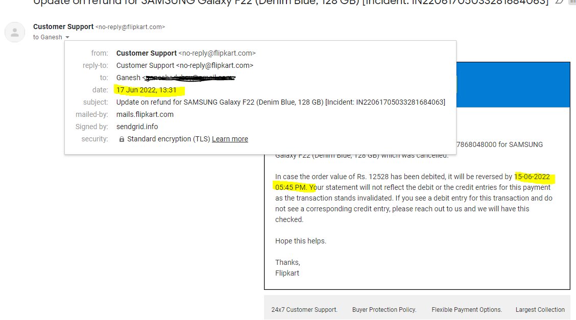 gyaani's tweet photo. @flipkartsupport @amazonIN @webadmi38783188 @Flipkart
@scam
Informed about no refund received - 17 June2022
Received issue resolved and contact back if refund not received by 15 June 2022 
Too much relying on computer generated resolution. Worst customer service https://t.co/bjgRJBKNHh