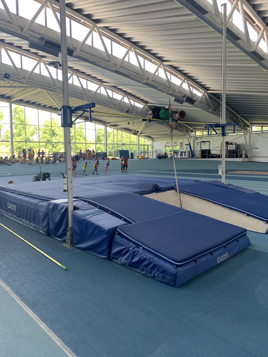 SCDPhysicalEd's tweet photo. Superb day so far in this oppressive heat. Isaac (yr 8) just jumped a pb in the PV for 25 points. Perhaps helped by being inside !!! https://t.co/bJIGZTsekd