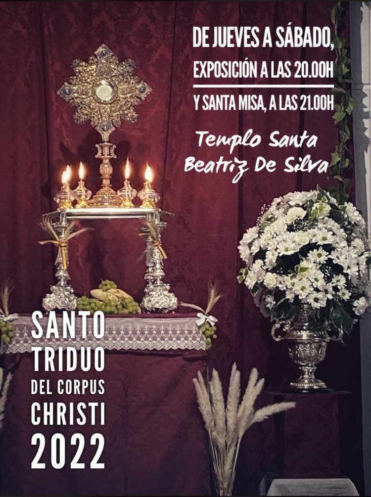 gdlavictoria's tweet photo. Hoy, segundo día de Triduo al Santísimo a partir de las 20h. Un año más, los enseres de la Victoria sirven para adecentar el altar para Su Divina Majestad. #victoriaCordobesa #CorpusChristi2022 https://t.co/85kMdxxNa6