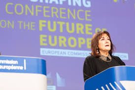 Future of the EU - <a href="/dubravkasuica/">Dubravka Šuica</a>: Commission welcomes #EuropeanParliament use of its powers to call for #CONVENTION on Treaty change, and stands ready to fully play its institutional role within the procedure of article 48 #TEU