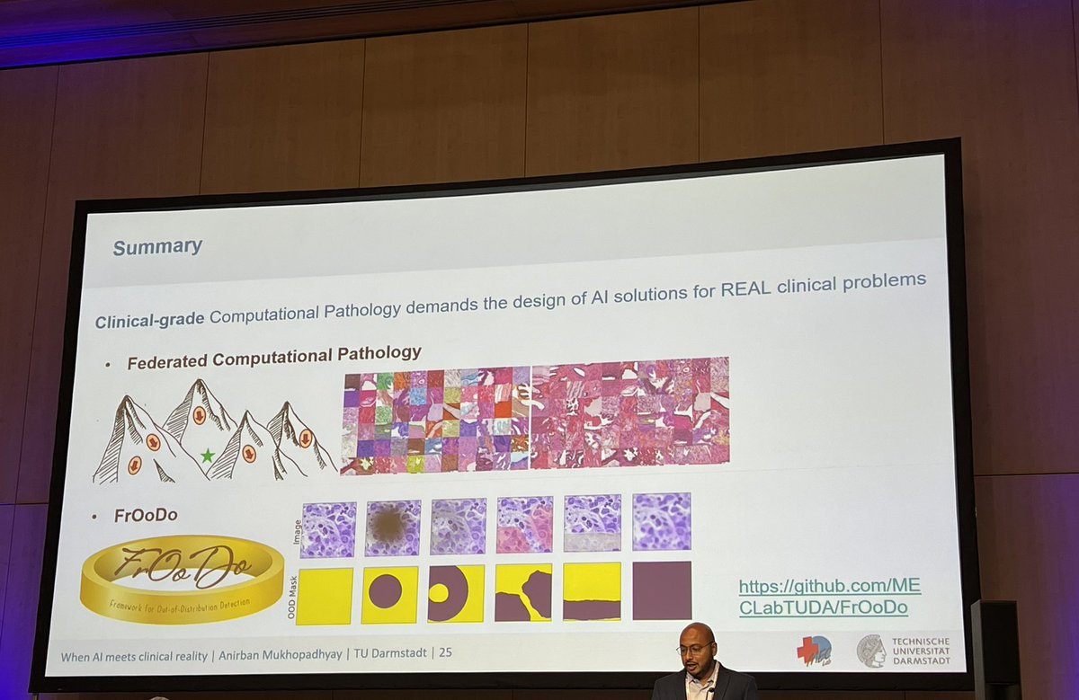 atman_ci's tweet image. Other excellences this morning at #ECDP2022: #digital tissue #microarrays in #Pathology (Prof I.Zlobec); reproducible quality control in #DigitalPathology (Prof A.Janowczyk); holistic #AI approach (Dr A.Mukhopadhyay); #PathEducation anywhere, anytime on any device (Prof R.Singh)