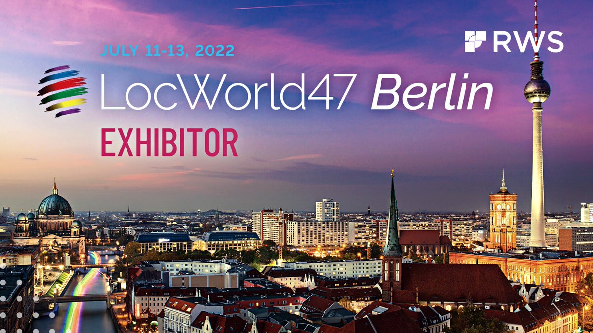 RWSGroup's tweet photo. "Like much in life, things that appear simple and easily understood are quite often the most challenging to produce. This is especially true in localization." @LocWorld
Join us for #LocWorld47 to discover how we #UnlockGlobalUnderstanding.
https://t.co/2zPIUjmNbh https://t.co/T2JmF3sYFo