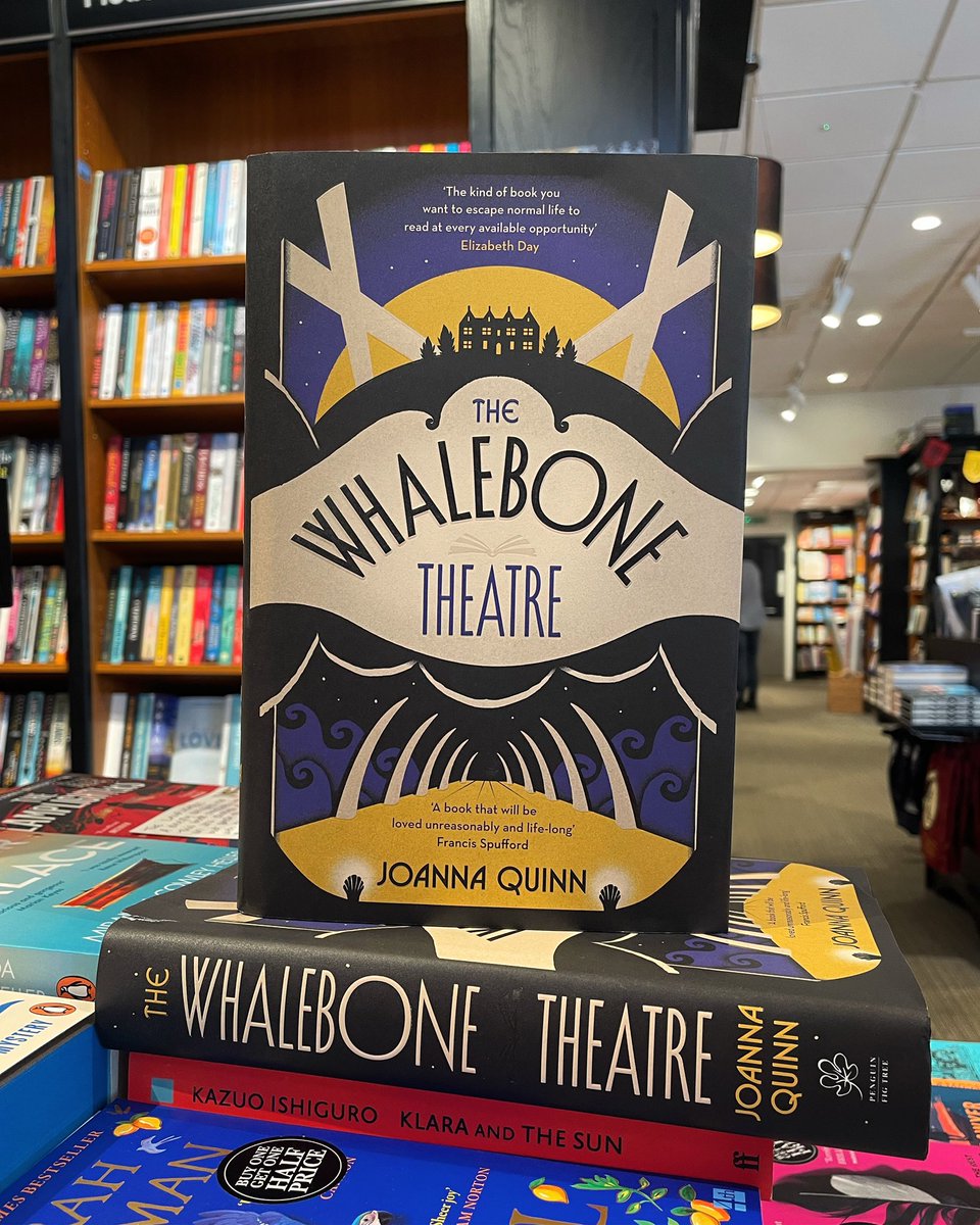Finally back in stock, THE WHALEBONE THEATRE is proving to be one of the big debuts of the year. A real treat of a read, it’s a family saga bookended by the world wars. Brilliant! 

#waterstones #haywardsheath #thewhalebonetheatre <a href="/PenguinUKBooks/">Penguin Books UK</a>