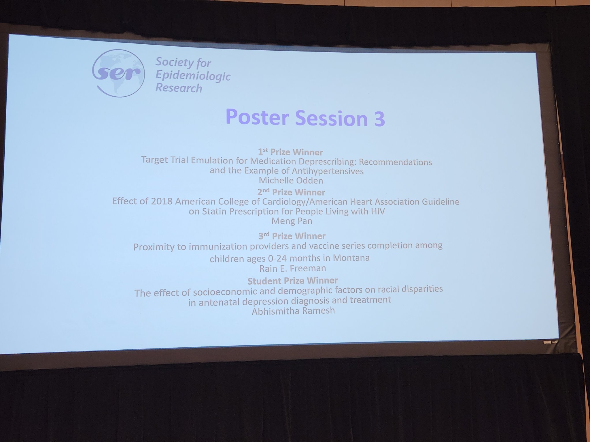 Society for Epidemiologic Research SER