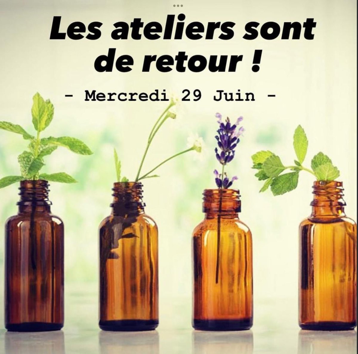le_pere_blaize's tweet photo. 🍀Les ateliers sont de retour !
📍Mercredi 29 Juin : Atelier sur les Macérâts Huileux
🌱 Atelier chez #MaisonBlaize de 10h30 à 11h30
🌿 Inscription par mail à l'adresse : presse@pereblaize.fr
🍀 7 participants maximum
🍃 20€ par participant (incluant les préparations réalisées) https://t.co/I8E7lCz8eN