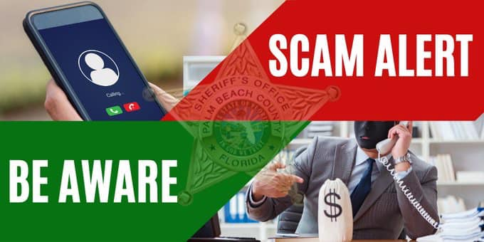 PBCountySheriff's tweet photo. BEWARE … There is an imposter calling people pretending to be us, telling people that he or she or a member of their family has a warrant for their arrest that can be rectified by a dollar amount. The most recent scam requested payment through Zelle. https://t.co/iwEO19pG9e