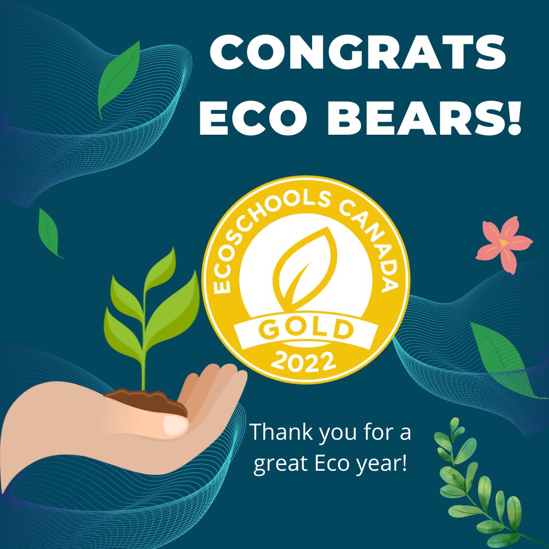 Congratulations <a href="/StBernardDPCDSB/">St. Bernard of Clairvaux</a> on achieving Gold status for EcoSchools! 🥇Thank you for all of your hard work this year! <a href="/EcoSchoolsCAN/">EcoSchools Canada</a> #EcoSchools #PeelEcoSchool