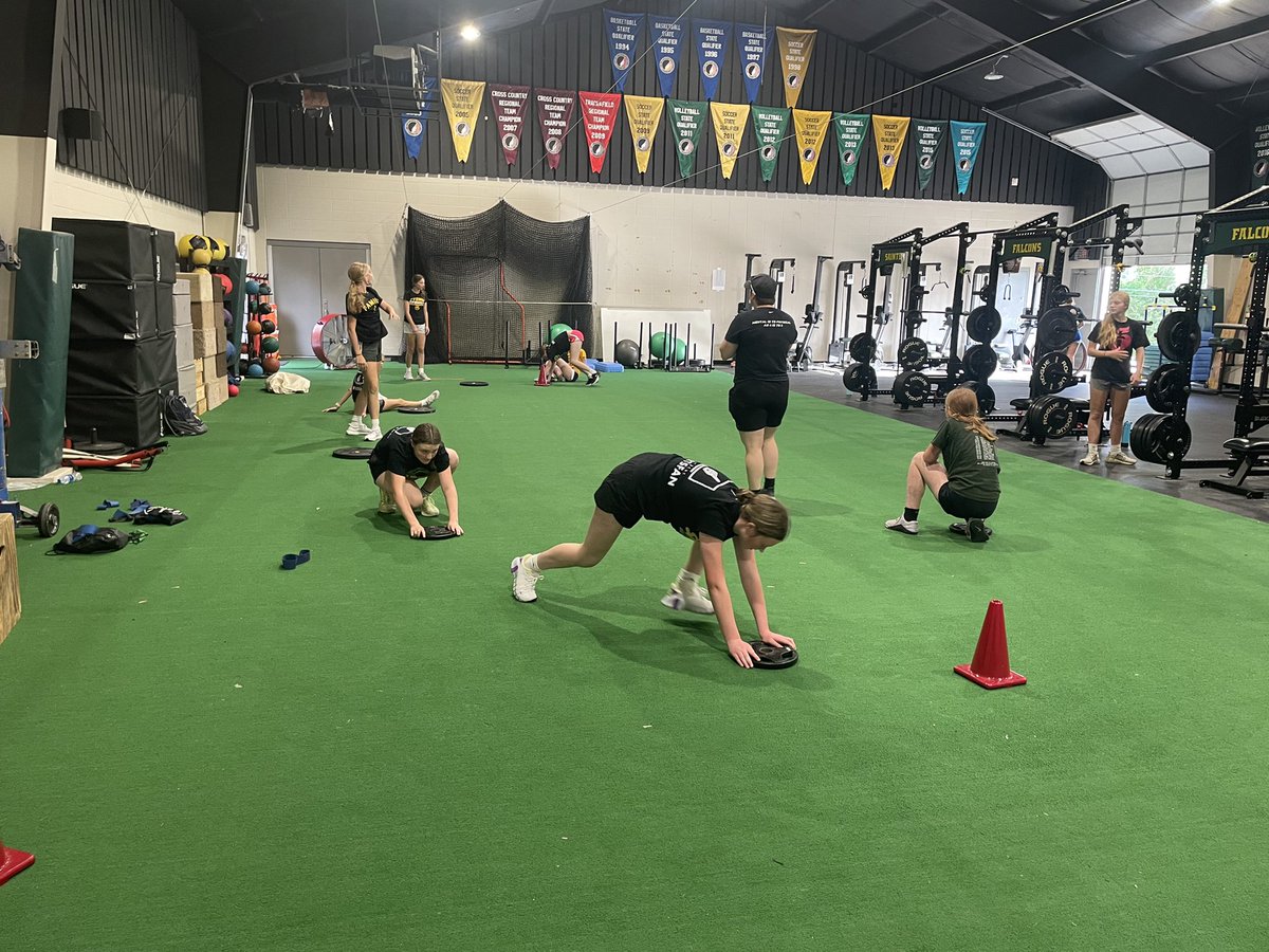 The Saintes had a great workout this morning!