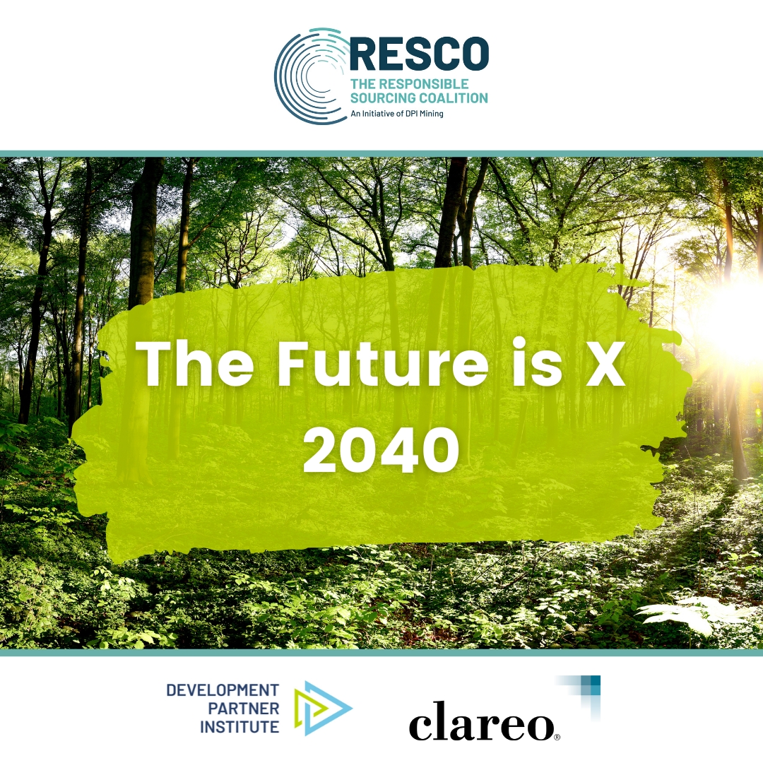 RESCO (@resco_mining) on Twitter photo Our next phase of RESCO is a visioning exercise entitled: The Future is X, 2040. In this work, we will creatively paint a picture of where we want to be with the responsible sourcing of minerals in the year 2040. ✨ Stay tuned for more updates to come!
with <a href="/DpiMining/">Development Partner Institute</a> & <a href="/clareo/">Clareo</a> Our next phase of RESCO is a visioning exercise entitled: The Future is X, 2040. In this work, we will creatively paint a picture of where we want to be with the responsible sourcing of minerals in the year 2040. ✨ Stay tuned for more updates to come!
with <a href="/DpiMining/">Development Partner Institute</a> & <a href="/clareo/">Clareo</a>