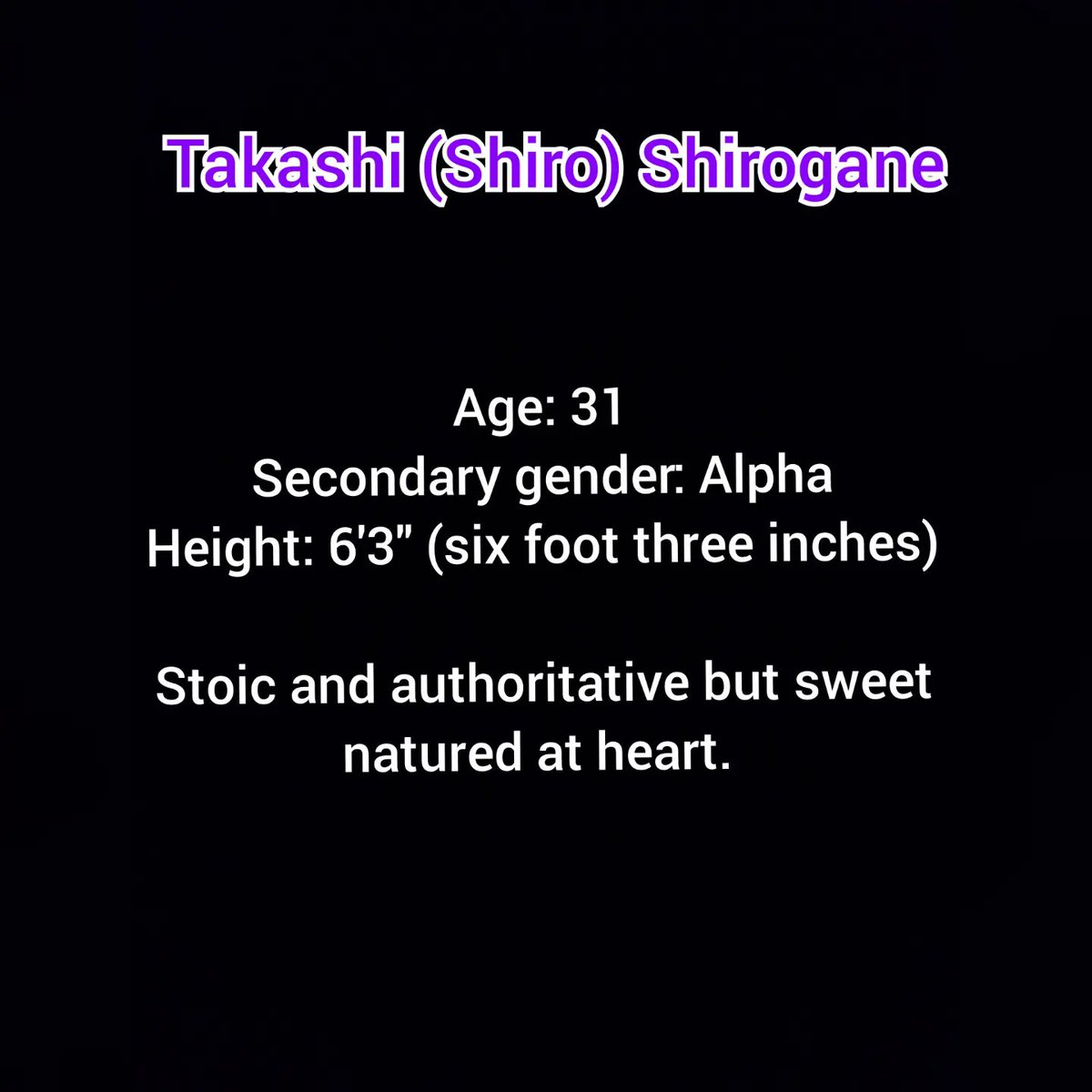 L_Believes's tweet photo. Here's a little about Shiro! Literally not a lot...just a little! 😅
(I got the art commissioned from @CrossRoadArt they did incredible as always!)
#shiro #klance #shance #sheith #shklance #ao3writer #alphabetaomega #vld #Voltron https://t.co/OpG1sfRXn7