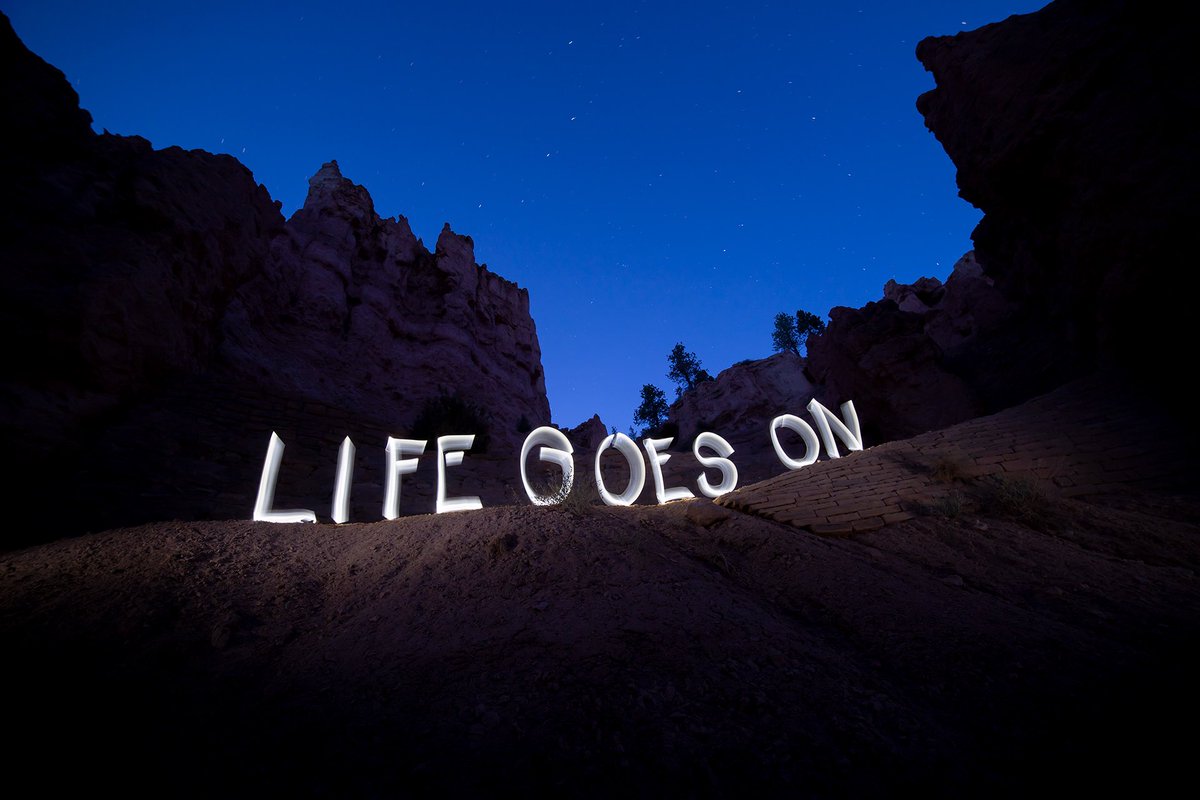LightPainterJDP's tweet image. Life Goes On 

Light painting created in real time captured to the camera in one single photographic frame.

#lightpainting #lightpaintingphotography #lightwriting #lifegoeson