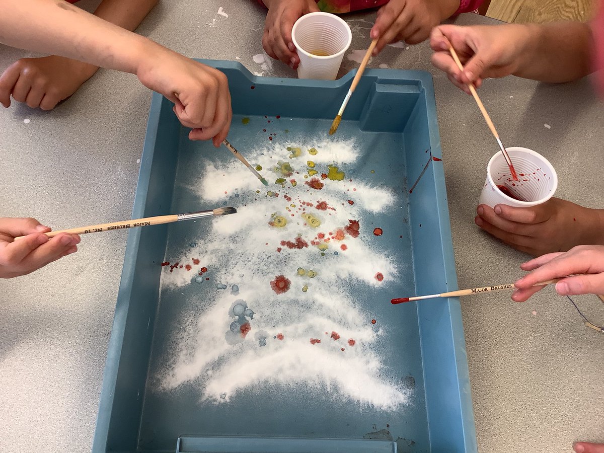 Today we took part in the great science share. We had so much fun exploring chemistry! We made our very own cornflour slime, then we observed fizzy chemical reactions 🧪🤩 <a href="/HMC_School/">High Meadow Community School</a> <a href="/GreatSciShare/">Great Science Share for Schools</a>